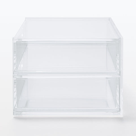 Acrylic Small Case 2 Drawers
