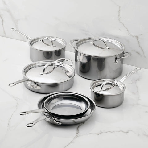 10-Piece Titanium Ultimate Cookware Set