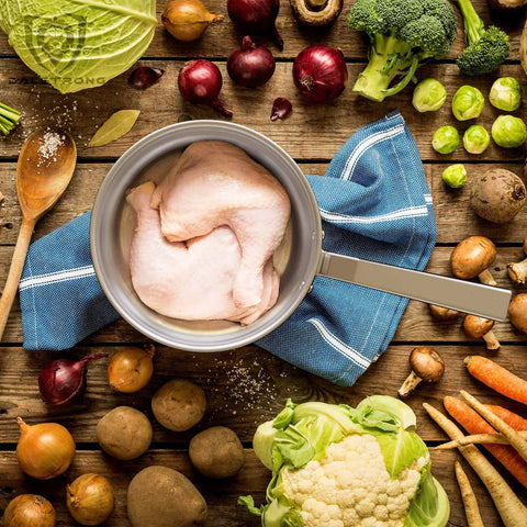 3 Quart Stock Pot | Hammered Finish Silver | Avalon Series | Dalstrong ©