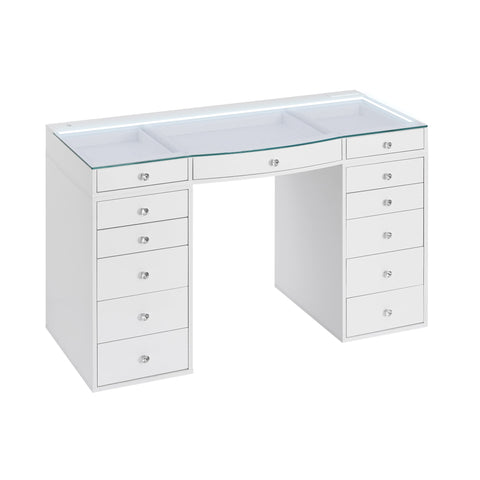 SlayStation® Contour Plus 2.0 Vanity Table w/ LED Light