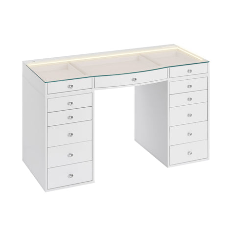 SlayStation® Contour Plus 2.0 Vanity Table w/ LED Light