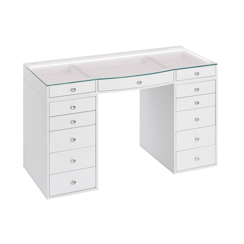 SlayStation® Contour Plus 2.0 Vanity Table w/ LED Light