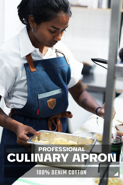 American Legend | Blue Denim | Professional Chef's Kitchen Apron | Dalstrong ©
