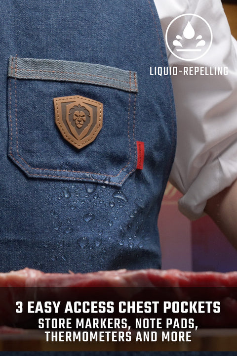 American Legend | Blue Denim | Professional Chef's Kitchen Apron | Dalstrong ©