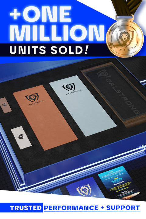 #1000 / #6000 Grit with Nagura Stone & Rust Eraser | Premium Whetstone Kit | Dalstrong ©