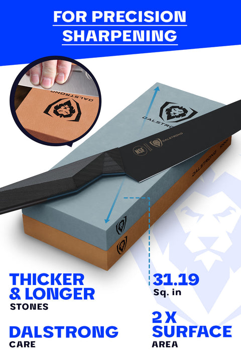 #400 / #1000 Grit | Premium Whetstone Set | Dalstrong ©