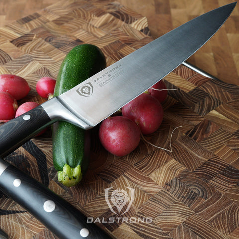 3-Piece Knife Set | Chef - Santoku - Paring | Gladiator Series Elite | NSF Certified | Dalstrong ©