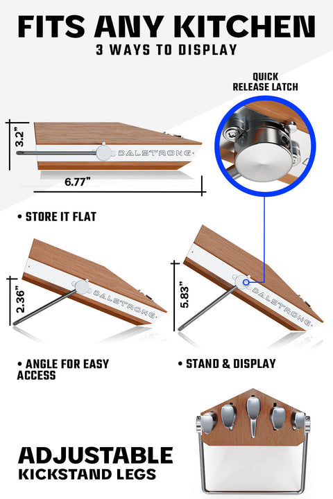 5-Piece Knife Set with Modular Block | Gladiator Series | Knives NSF Certified | Dalstrong ©