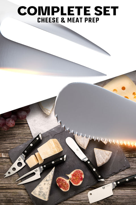 4-Piece Charcuterie & Cheese Knife Set | Gladiator Series | NSF Certified | Dalstrong ©