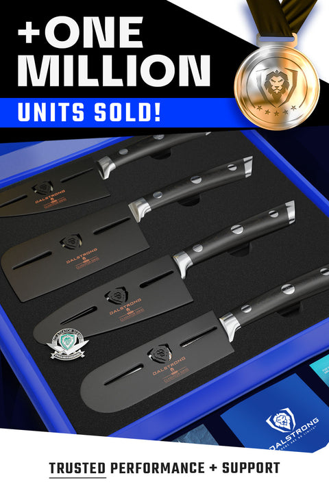 4-Piece Charcuterie & Cheese Knife Set | Gladiator Series | NSF Certified | Dalstrong ©
