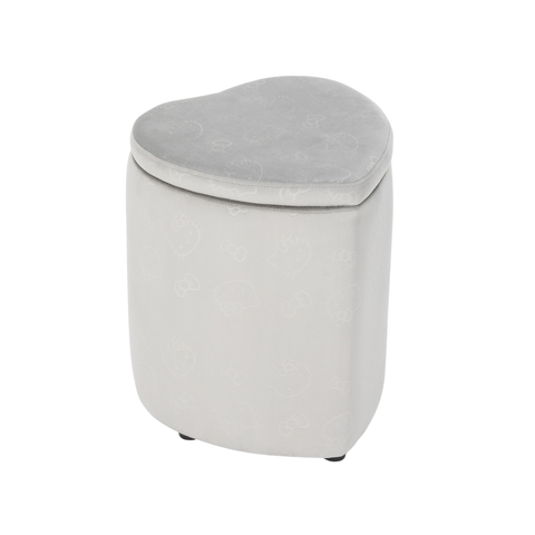 Hello Kitty® Heart Storage Vanity Ottoman