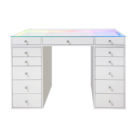 SlayStation® Lumina Plus 2.0 Vanity Table w/ RGB Light