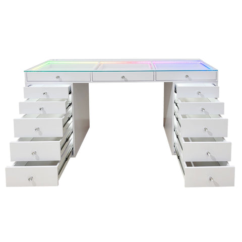SlayStation® Lumina Pro 2.0 Vanity Table w/ RGB Light