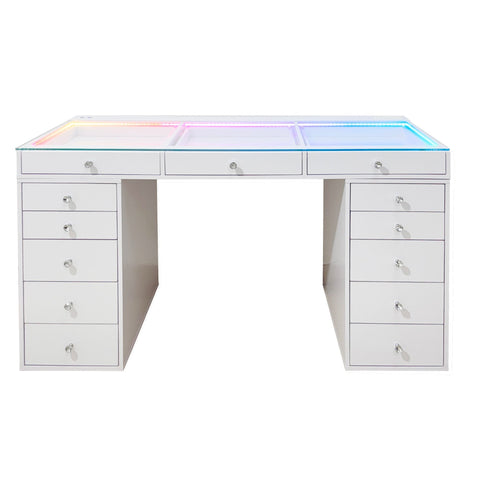 SlayStation® Lumina Pro 2.0 Vanity Table w/ RGB Light
