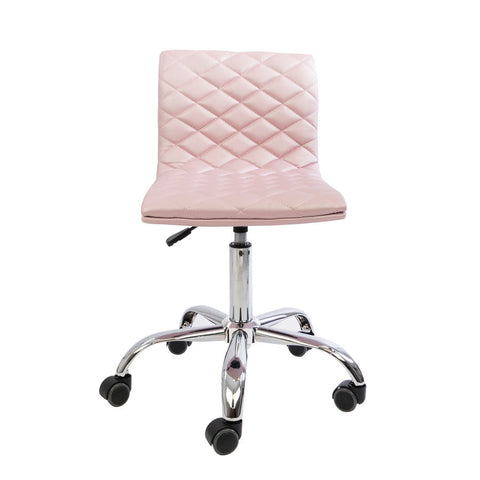 Eliza Diamond Quilted Vanity Chair