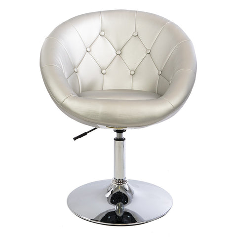 Antoinette Round Tufted Vanity Chair