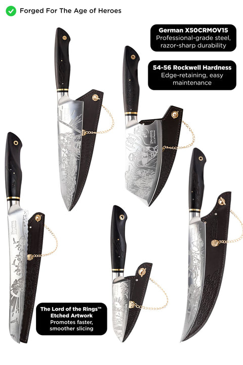 5-Piece Knife Set | Lord of the Rings™ Edition | Dalstrong ©