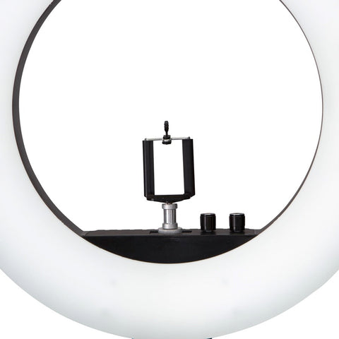 18-Inch DuoTone LED Vanity Studio Ring Light with Stand. Bag and Accessories