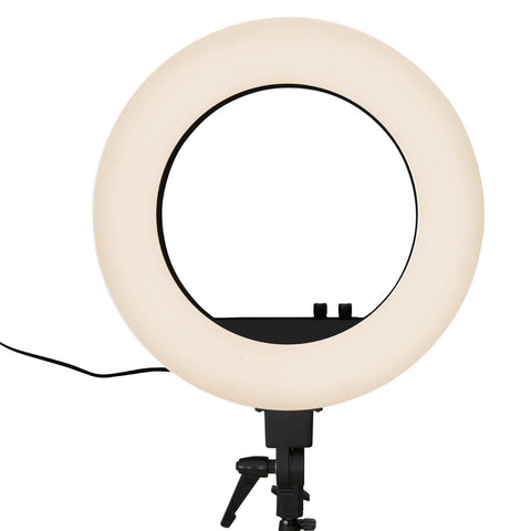 18-Inch DuoTone LED Vanity Studio Ring Light with Stand. Bag and Accessories