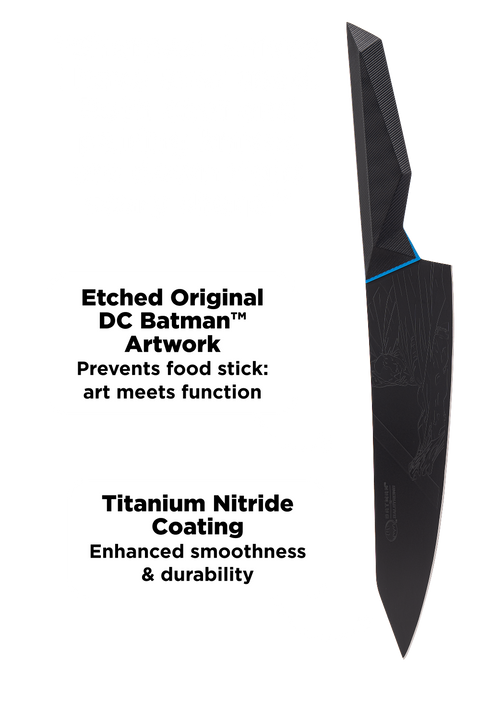 2 Piece Set | 8 Chef's Knife & 3.75 Paring Knife | Batman™ Edition | Shadow Black Series | Dalstrong ©