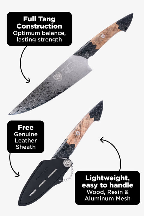 2 Piece Set | Chef Knife & Paring Knife | The Scorpion Series | Venom Edition | Dalstrong ©