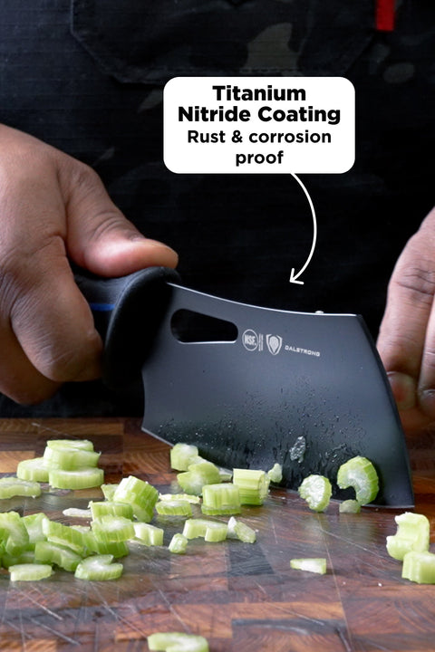 3-Piece Knife Set | Boning Knife. Hook Knife. Mini Cleaver | Night Shark Series | NSF Certified | Dalstrong ©