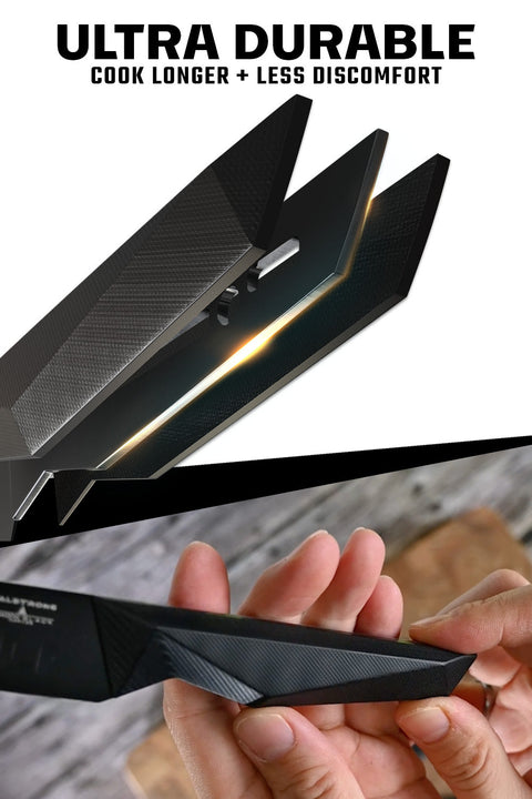 4-Piece Steak Knife Set | Shadow Black Series | NSF Certified | Dalstrong ©