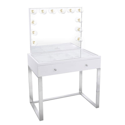 SlayStation® Scarlett Vanity Table + Vanity Mirror Bundle