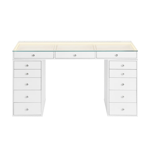 SlayStation® Lumina Pro 2.0 Vanity Table w/ LED Light
