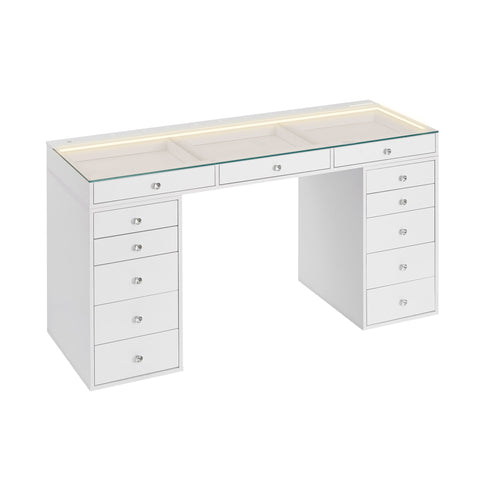 SlayStation® Lumina Pro 2.0 Vanity Table w/ LED Light