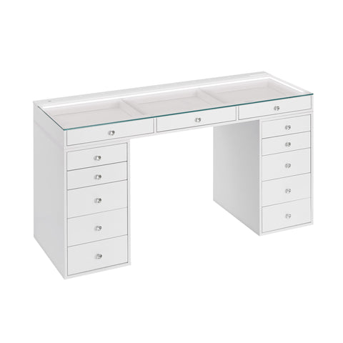 SlayStation® Lumina Pro 2.0 Vanity Table w/ LED Light