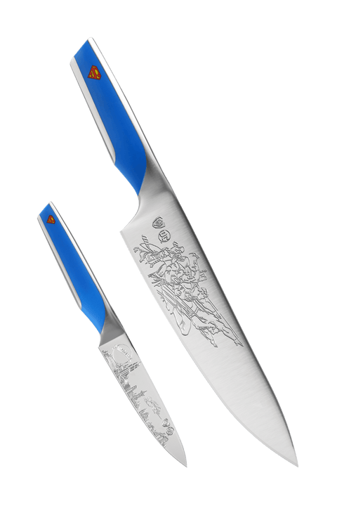 2 Piece Set | SUPERMAN™ Edition | 8 Chef's Knife & 3.75 Paring Knife | Dalstrong ©