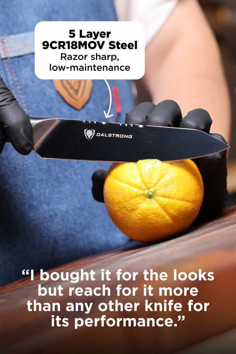 2 Piece Set | Chef Knife & Paring Knife | Valhalla Series | Ravenstone Edition | Dalstrong ©