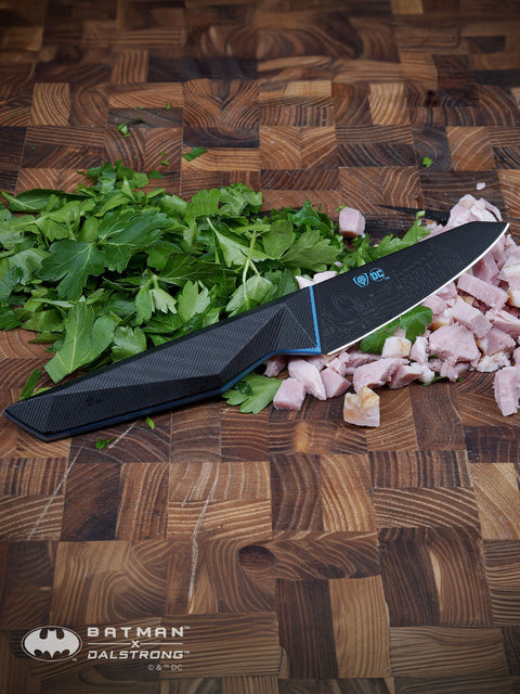 2 Piece Set | 8 Chef's Knife & 3.75 Paring Knife | Batman™ Edition | Shadow Black Series | Dalstrong ©