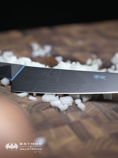 2 Piece Set | 8 Chef's Knife & 3.75 Paring Knife | Batman™ Edition | Shadow Black Series | Dalstrong ©