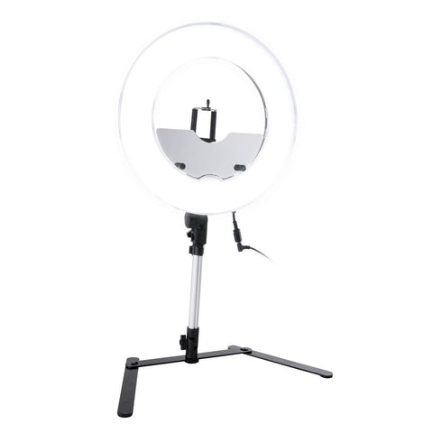 13.5-Inch Desktop Dimmable LED Vanity Studio Ring Light with Stand
