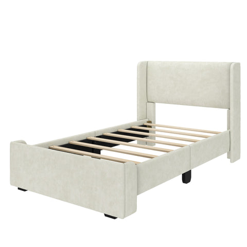 Modern Upholstered Bed - Twin