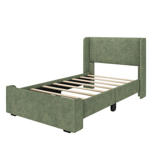 Modern Upholstered Bed - Twin