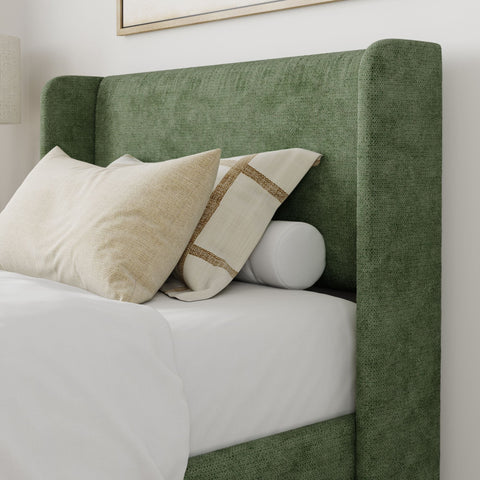 Modern Upholstered Bed - Twin