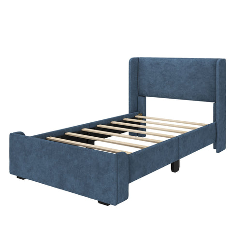 Modern Upholstered Bed - Twin