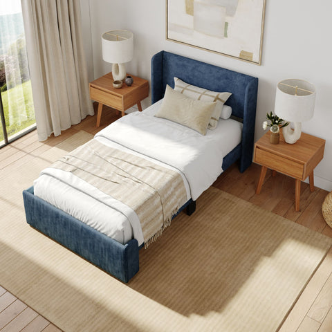 Modern Upholstered Bed - Twin