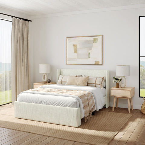 Modern Upholstered Bed - Full