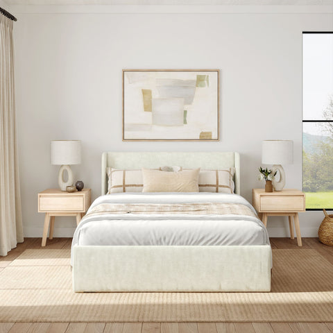 Modern Upholstered Bed - Full