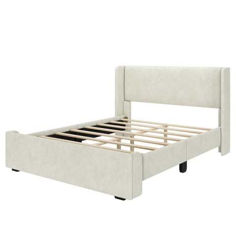 Modern Upholstered Bed - Full