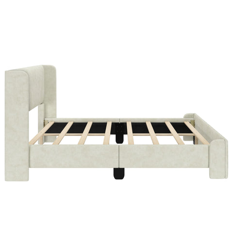 Modern Upholstered Bed - Full