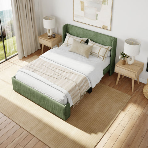 Modern Upholstered Bed - Full