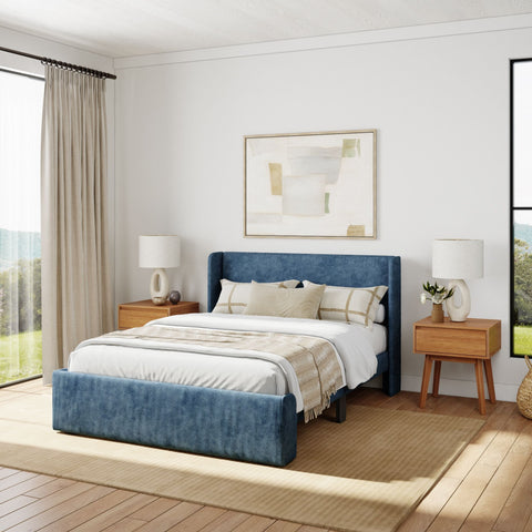 Modern Upholstered Bed - Full