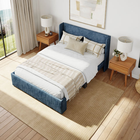 Modern Upholstered Bed - Full