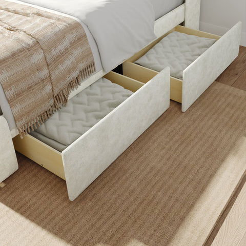 Modern Upholstered Bed - Twin