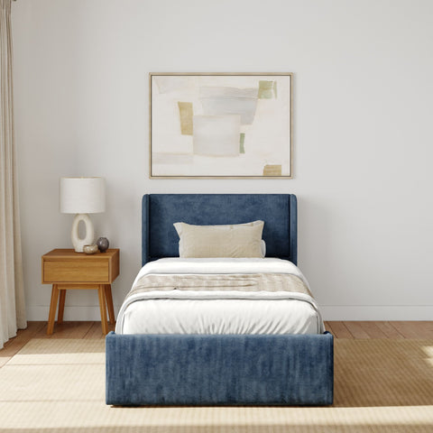 Modern Upholstered Bed - Twin